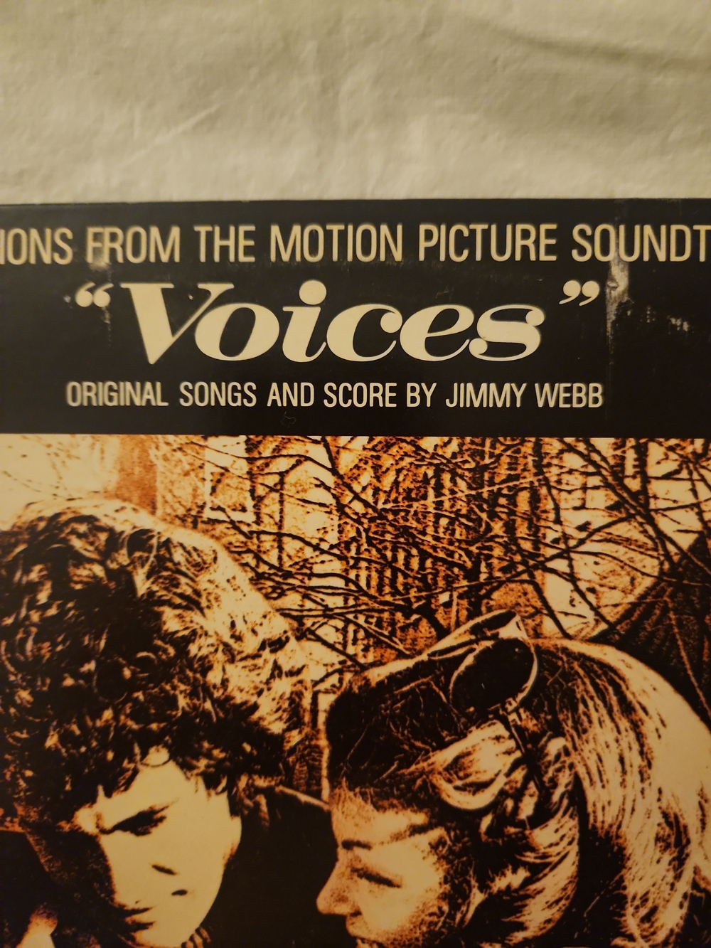"Voices" Motion Picture Soundtrack Vinyl - Cover Has Wear - Record Good